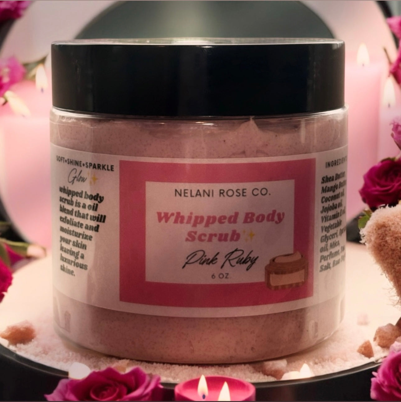 Whipped Body Scrub Pink Ruby