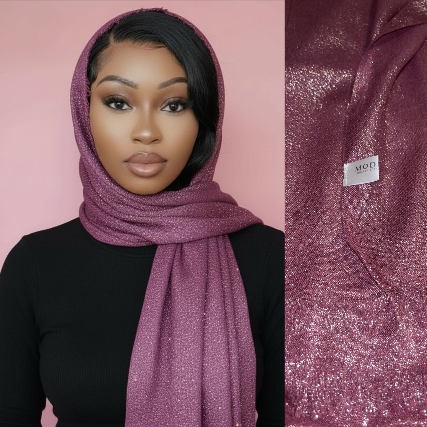 Purple Diamond Scarf
